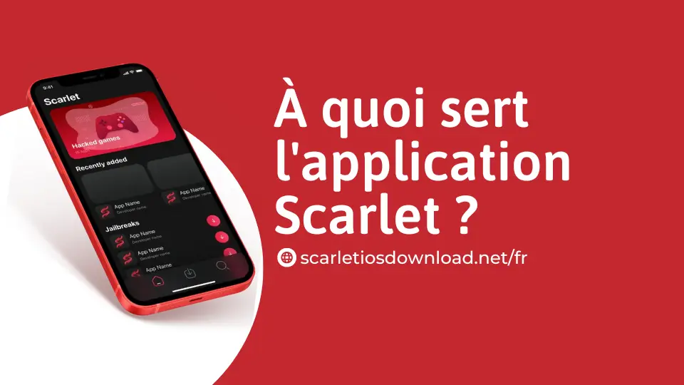 À quoi sert l'application Scarlet